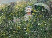 Dans la prairie, Claude Monet